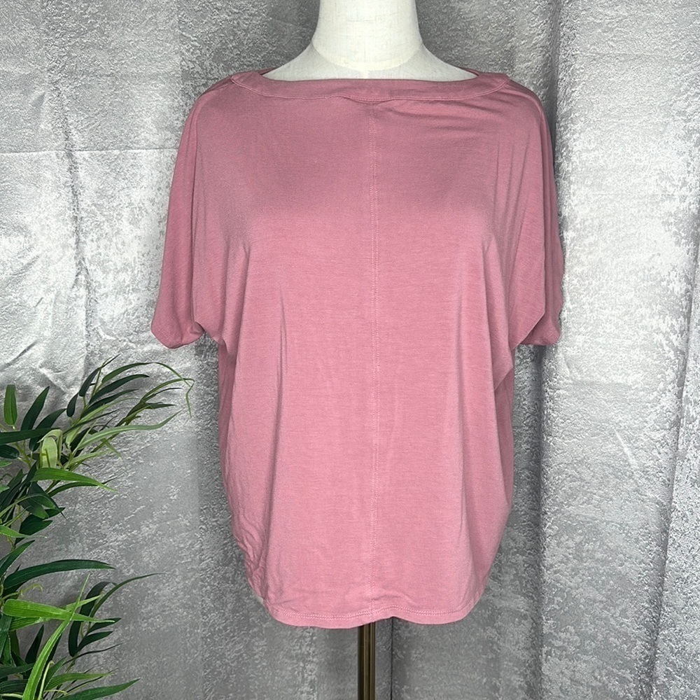 J.Jill Blush Pink Batwing Sleeve Tunic Top Women’s Sz Small Petite